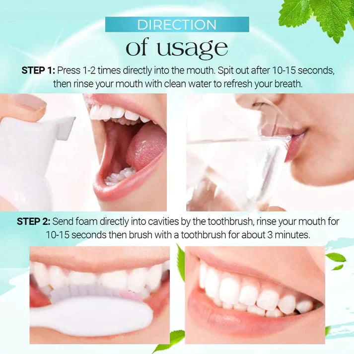 Homeshopee™ Teeth Whitening Foam Mouthwash -BUY 1 GET 1 FREE