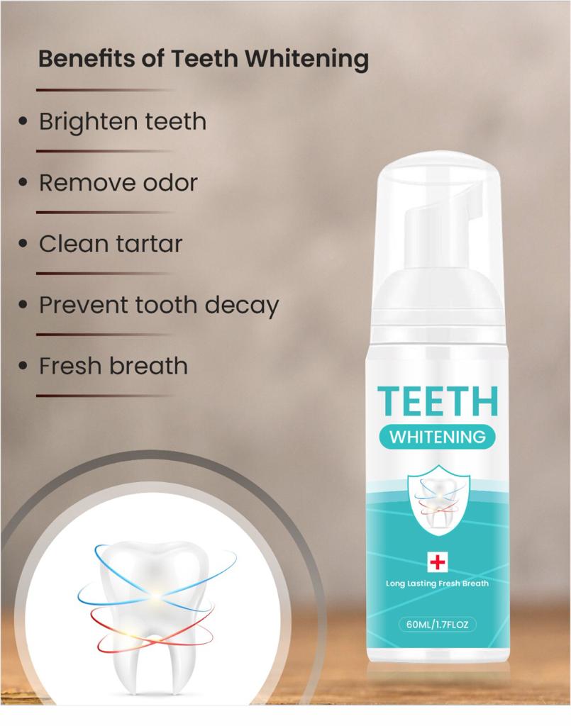 Homeshopee™ Teeth Whitening Foam Mouthwash -BUY 1 GET 1 FREE
